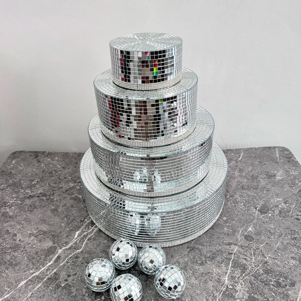 Disco Birthday Cake Decor