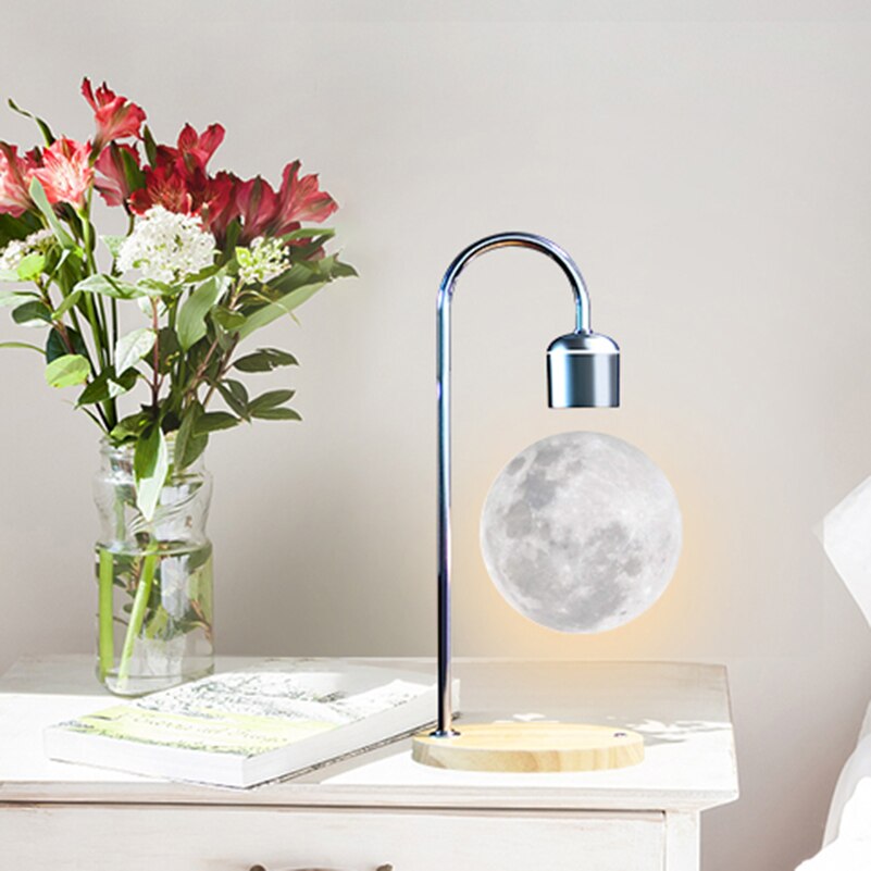 Levitating Moon Speaker Lamp