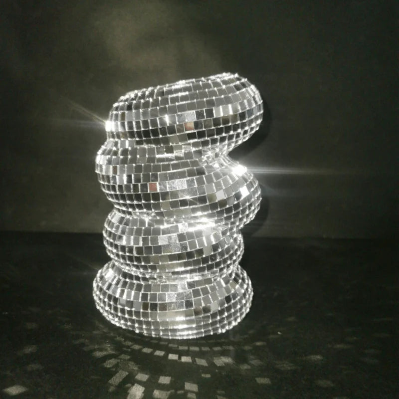 Disco Swirl Vase