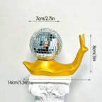 Disco Snail Decor