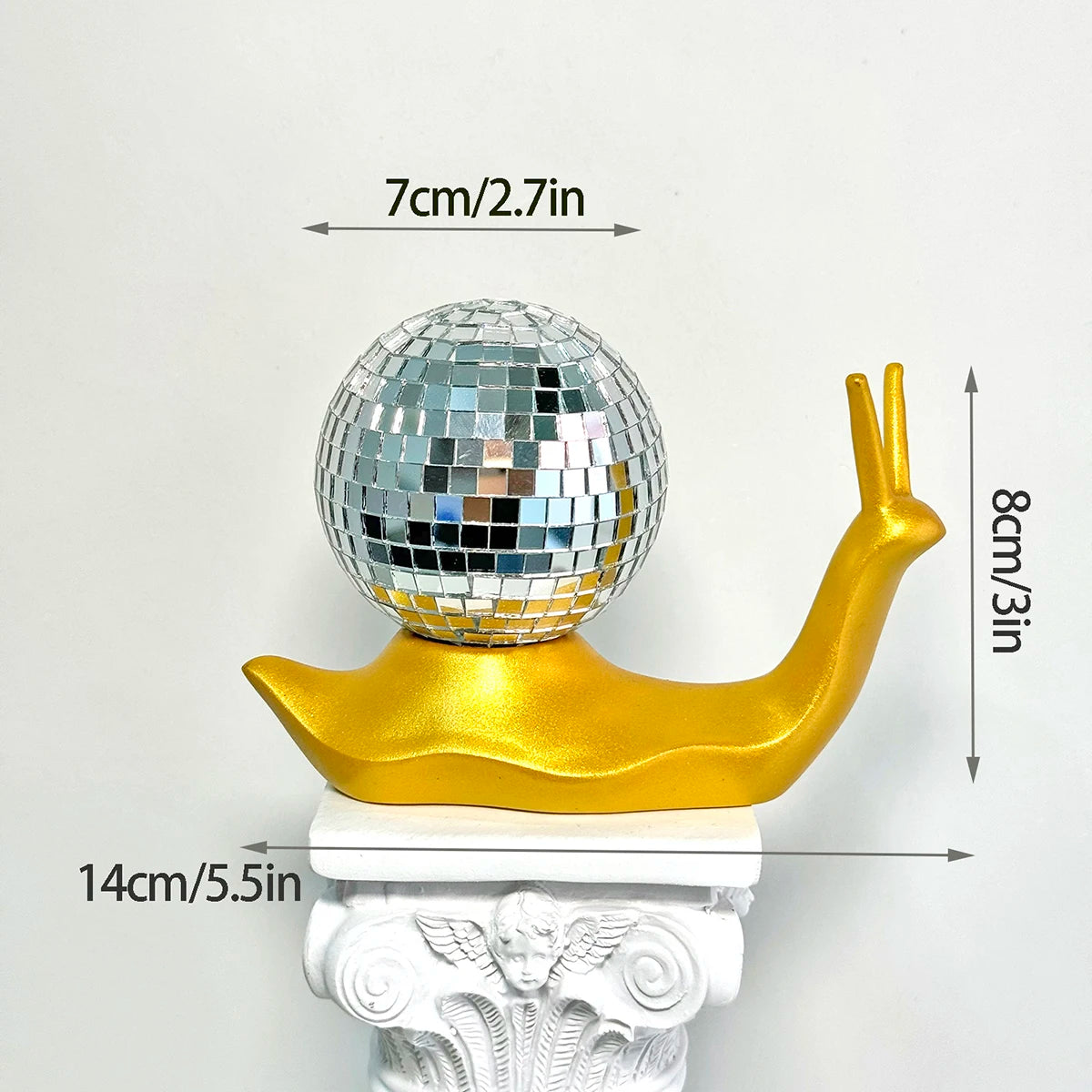 Disco Snail Decor