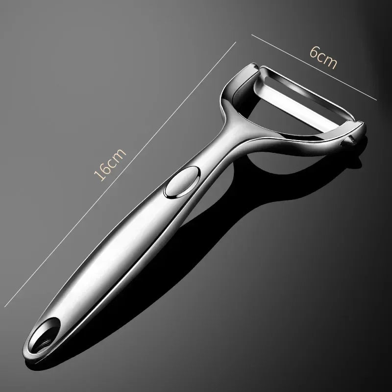 Flat Stainless Steel Peeler