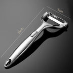 Flat Stainless Steel Peeler