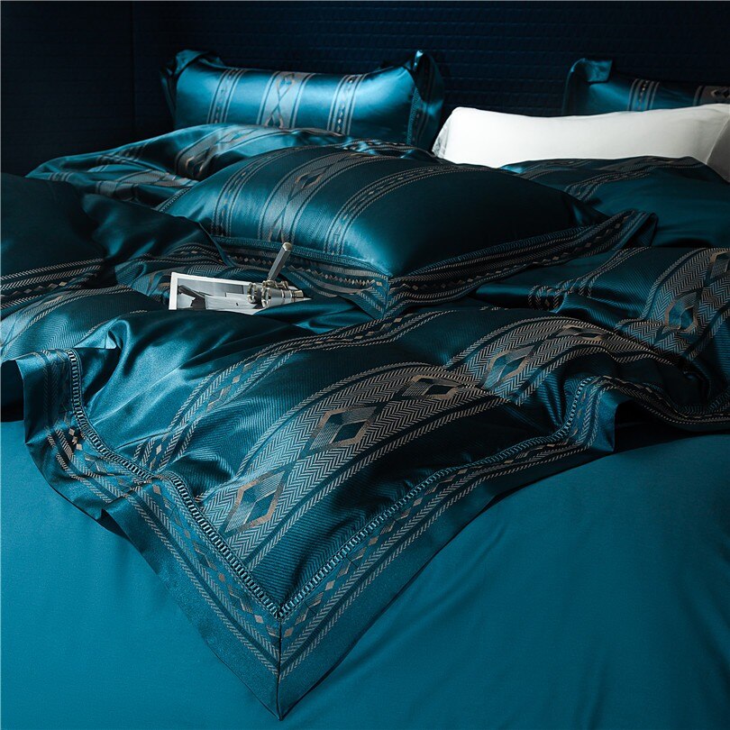 Azura Satin Egyptian Cotton Duvet Cover