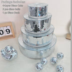 Disco Birthday Cake Decor