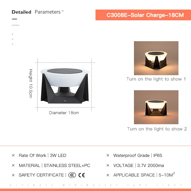 Atacama Solar Outdoor Lighting