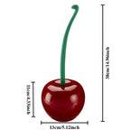 Cherry Toilet Brush Holder Set