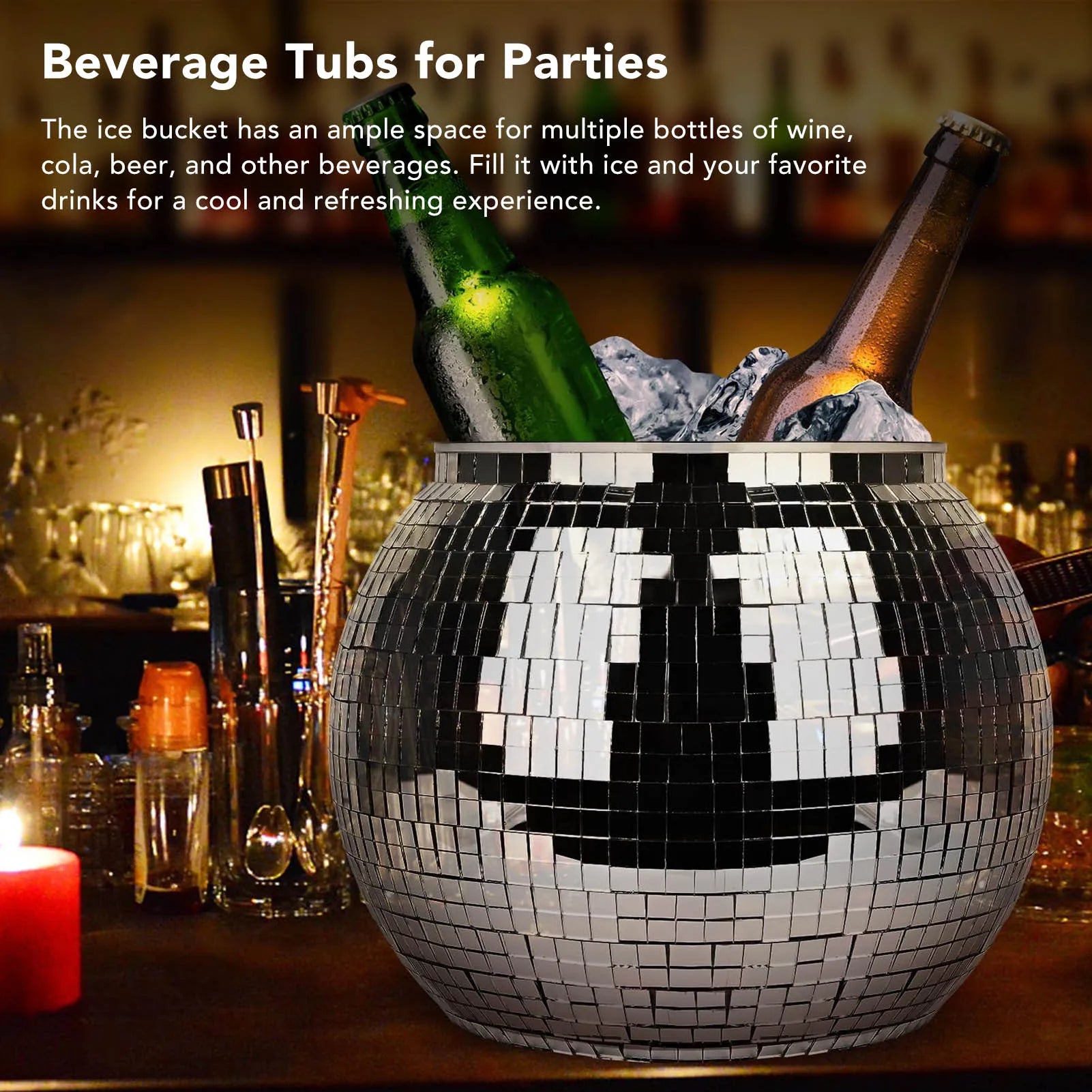 Disco Ball Ice Bucket