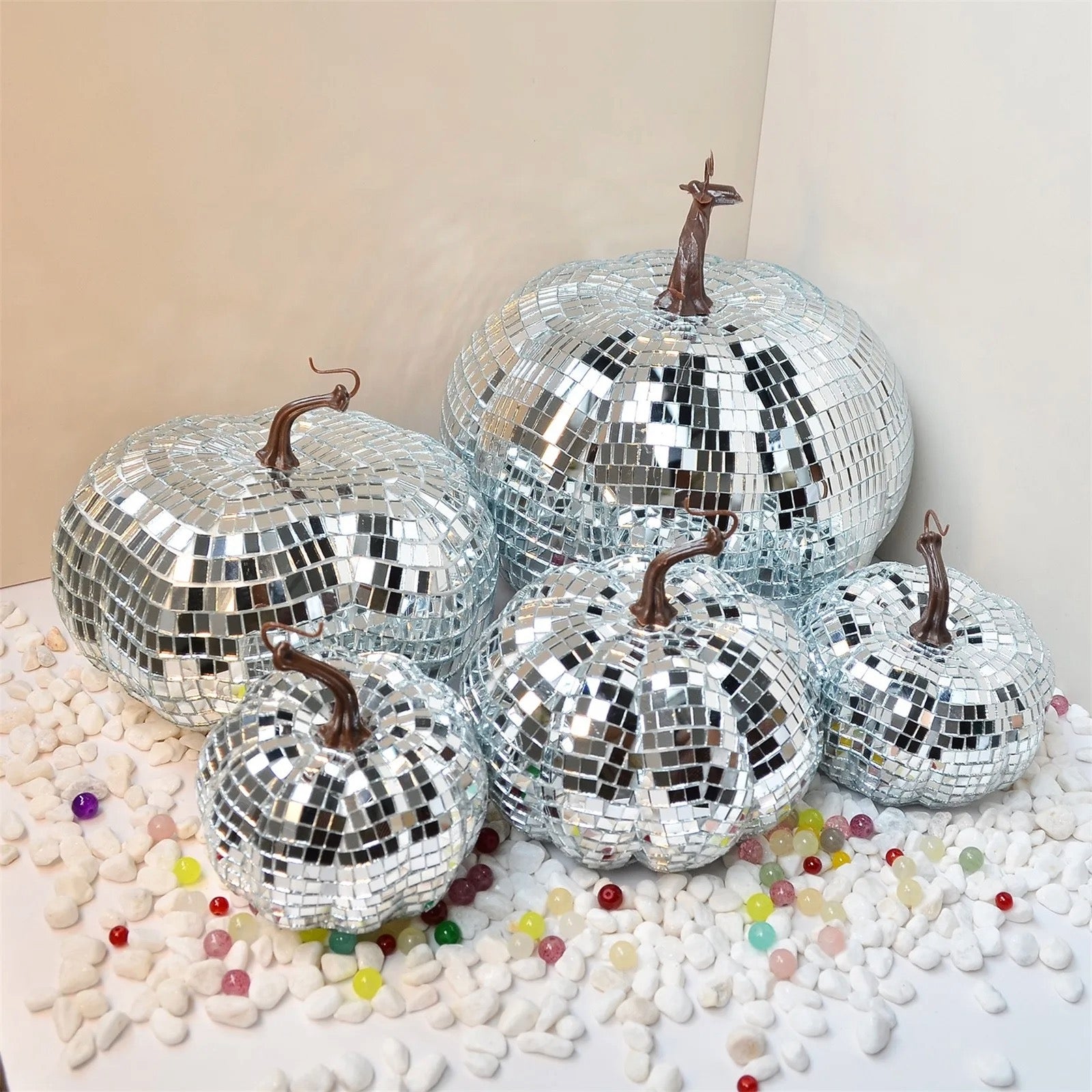Disco Pumpkin Decor
