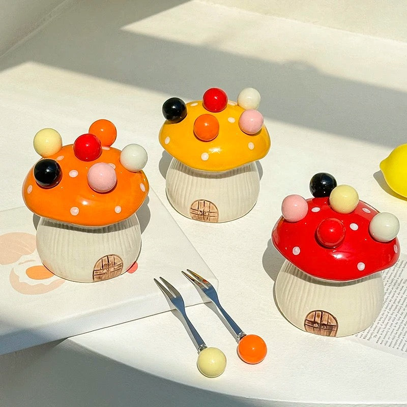 Mushroom Fruit Fork