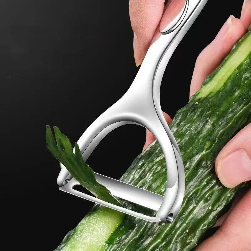 Flat Stainless Steel Peeler