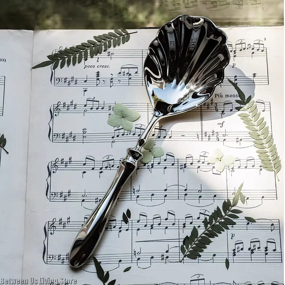 Shelly Stainless Steel Serving Spoon