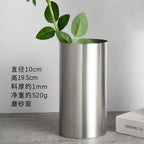 Hanae Stainless Steel Vase