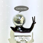 Disco Snail Decor