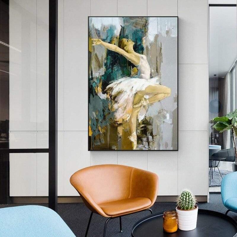 Shop 0 Sexy Ballerina Abstract Canvas Paintings on the Wall Art Posters And Prints Dancer Girl Canvas Art Pictures For Living Room Wall Mademoiselle Home Decor