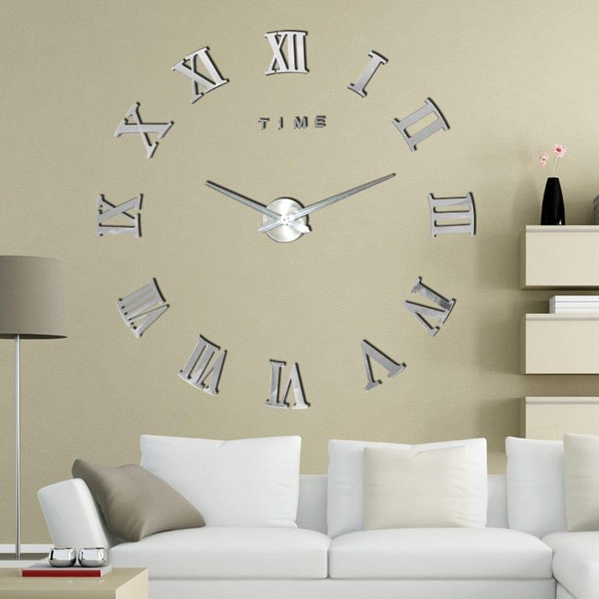 Shop 0 Special Offer 3d Big Acrylic Mirror Wall Clock Diy Quartz Watch Still Life Clocks Modern Home Decoration Living Room Stickers Mademoiselle Home Decor