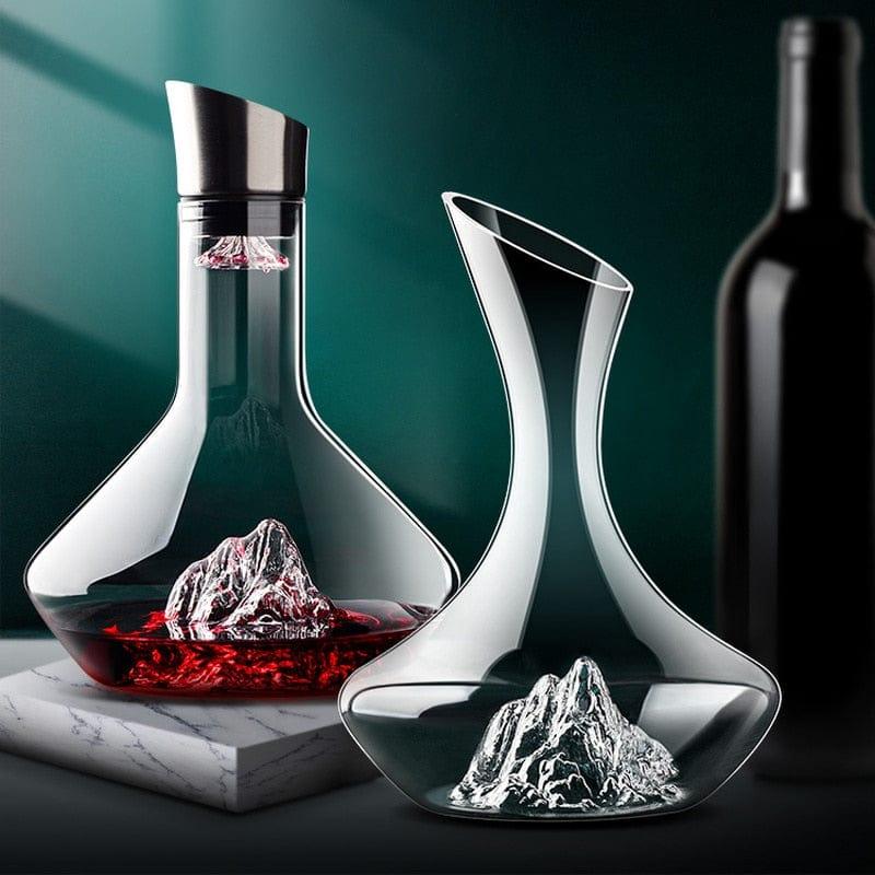 Shop 0 Creative Iceberg Decanter Ice Decanter Lead-free Crystal Glass Red Wine Decanter Wine Decanter High-end Gift Mademoiselle Home Decor