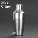 Shop 0 Silver 510ml Carven 510ml Stainless Steel Cocktail Boston Bar Shaker Japanese Style Mademoiselle Home Decor