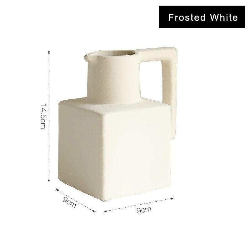 Shop 0 Frosted White Amalfi Vase Mademoiselle Home Decor