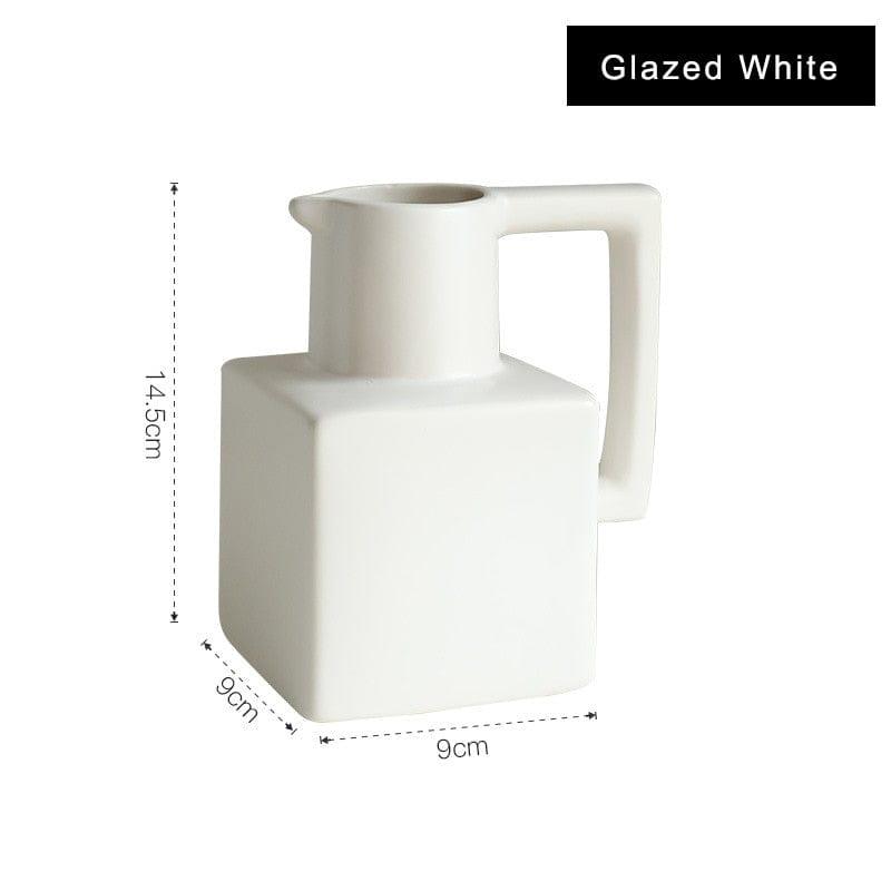 Shop 0 Glazed White Amalfi Vase Mademoiselle Home Decor