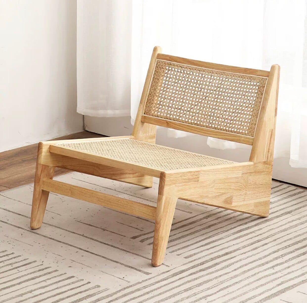 Shop 0 Burlywood Medieval Style Solid Wood Single Sofa Lazy Man Chair Rattan Woven Log Leisure Surprise Lonely Wind Warehouse Di Jar Balcony Mademoiselle Home Decor