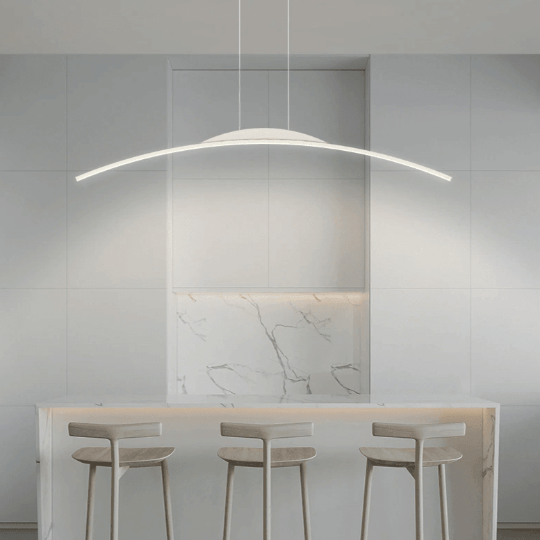 Shop 0 Dining Room Island LED Chandelier Modern Nordic Restaurant Simple Long Lighting Hanging Fixtures For Office Bar Coffee Art Lamps Mademoiselle Home Decor