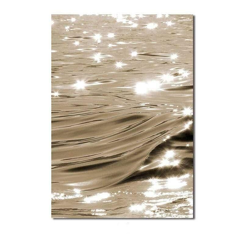 Shop 0 10x15cm / golden beach scenery Amese Canvas Mademoiselle Home Decor