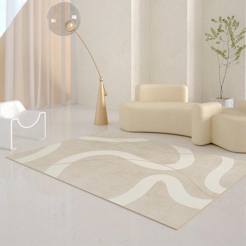 Shop 0 Nordic Geometric Line Pattern Carpet Home Living Room Rug Japanese Style Carpet Wabi Sabi Interior Art Deco Rug For Girl Bedroom Mademoiselle Home Decor