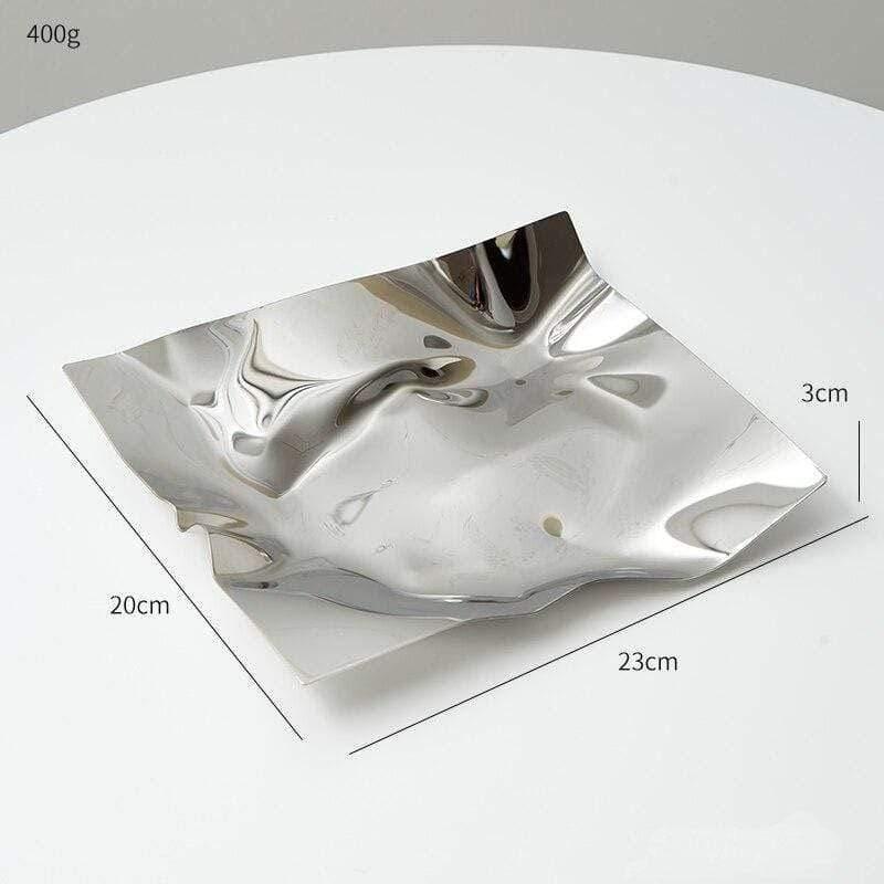 Shop 0 Silver Andorra Tray Mademoiselle Home Decor