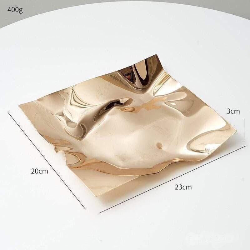 Shop 0 Gold Andorra Tray Mademoiselle Home Decor