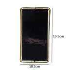 Shop 0 Black  rectangular Anemone Organiser Tray Mademoiselle Home Decor