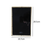 Shop 0 Black rectangular (1) Anemone Organiser Tray Mademoiselle Home Decor