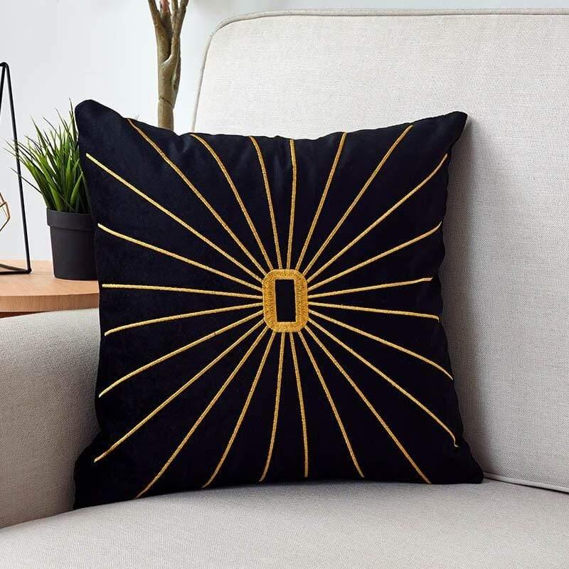 Shop 0 45x45cm / Black Antione Cushion Cover Mademoiselle Home Decor