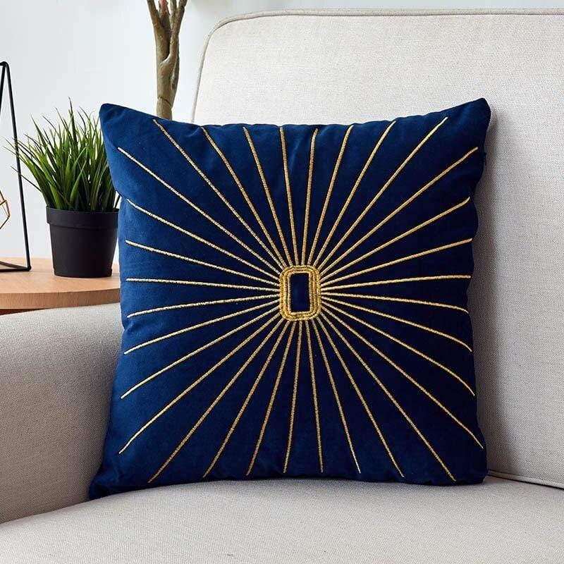 Shop 0 45x45cm / Blue Antione Cushion Cover Mademoiselle Home Decor
