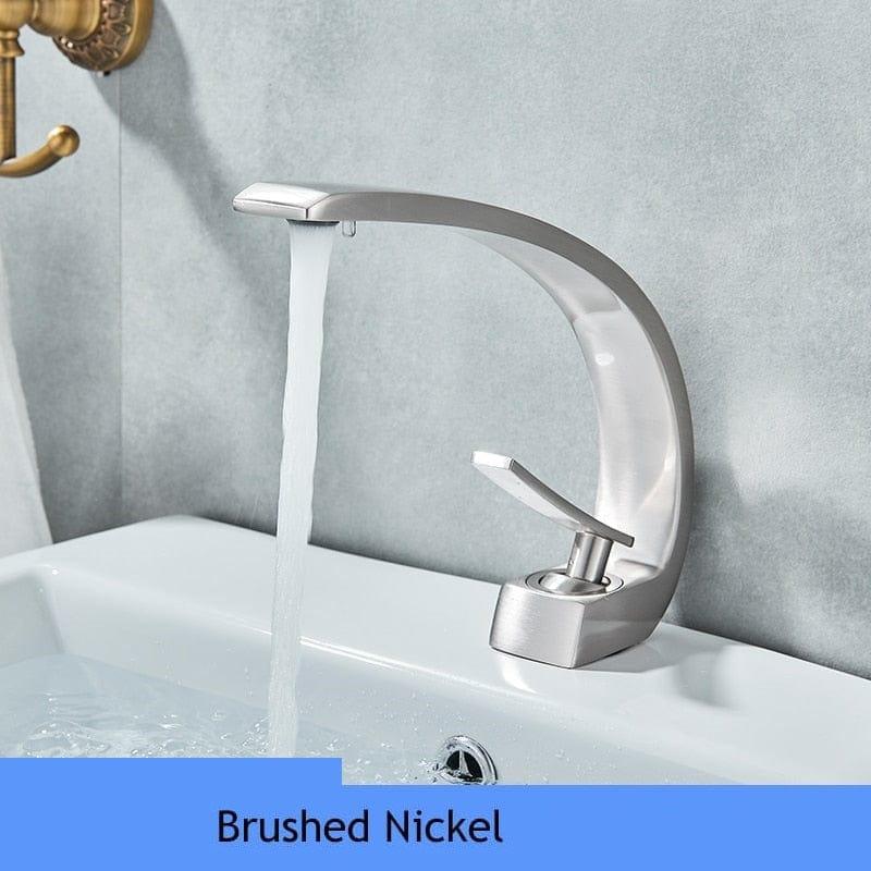 Shop 0 Brushed Nickel Aosta Faucet Mademoiselle Home Decor