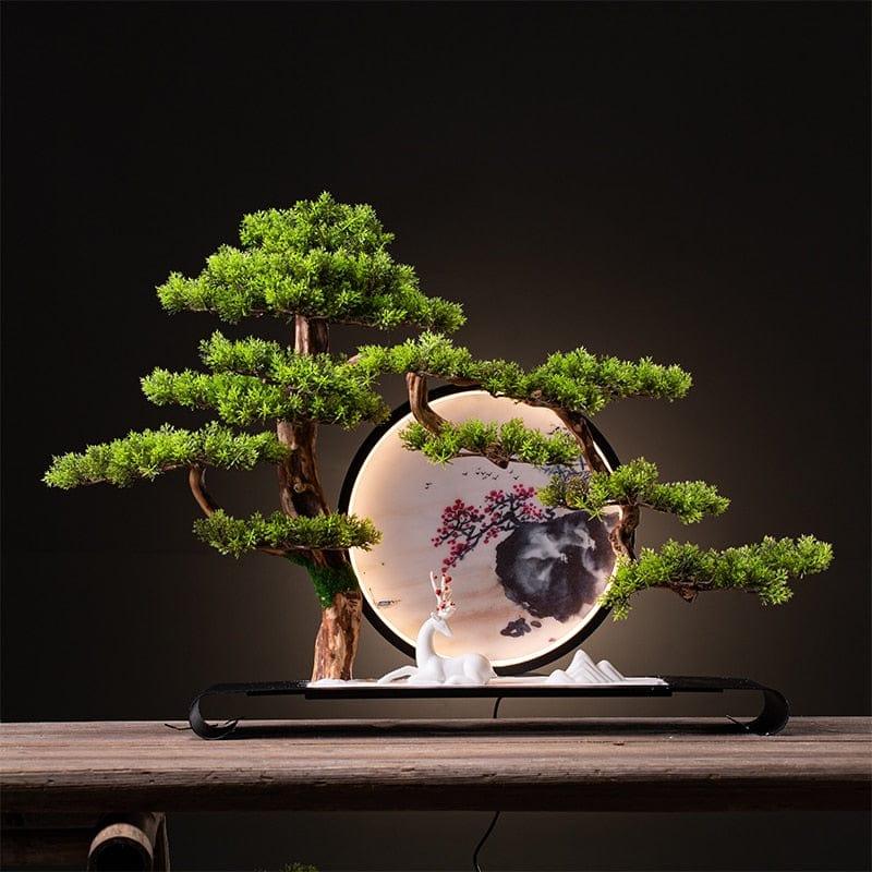 Shop 0 simulation Root carving pine tree deadwood New Chinese style Zen garden  living room decor christmas decorations desk decoration Mademoiselle Home Decor
