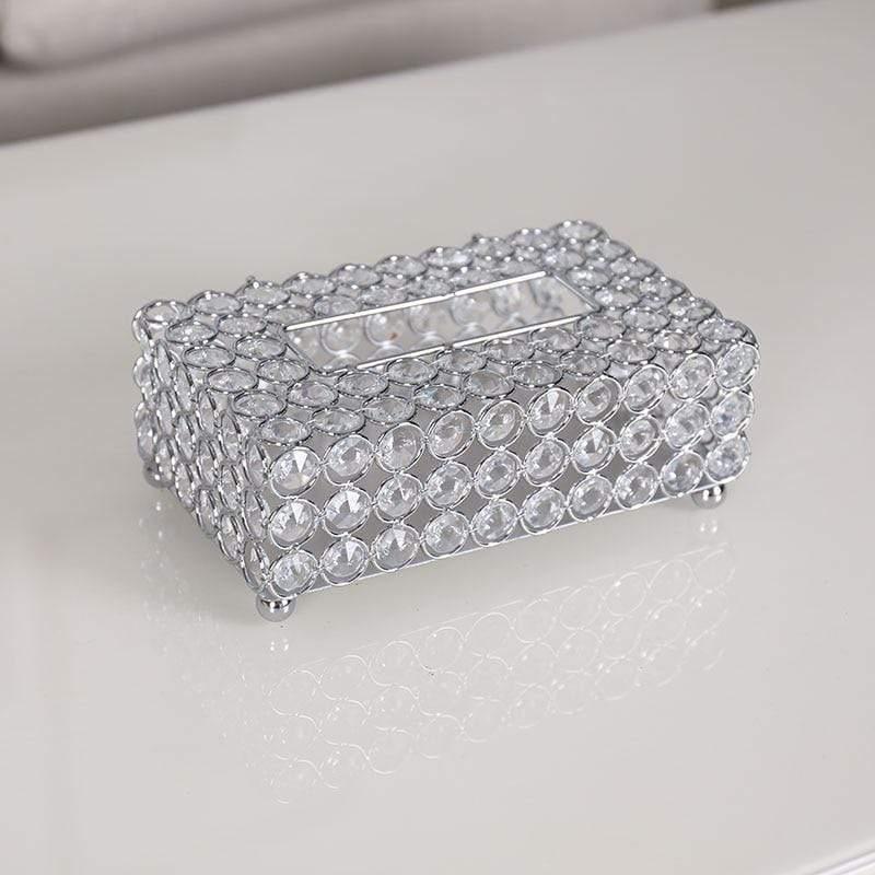 Shop 0 Light Silver / China Appoline Tissue Box Mademoiselle Home Decor