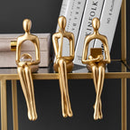 Shop 0 Modern Resin Family Figurines Home Decoration Accessories Souvenir Statue Creative Bookshelf Office Desk Decor Birthday Gifts Mademoiselle Home Decor