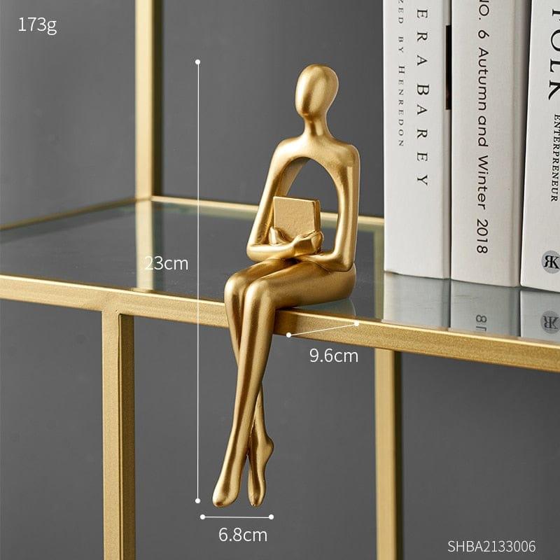 Shop 0 Modern Resin Family Figurines Home Decoration Accessories Souvenir Statue Creative Bookshelf Office Desk Decor Birthday Gifts Mademoiselle Home Decor