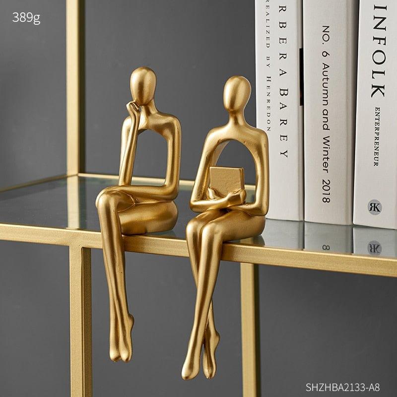 Shop 0 Modern Resin Family Figurines Home Decoration Accessories Souvenir Statue Creative Bookshelf Office Desk Decor Birthday Gifts Mademoiselle Home Decor