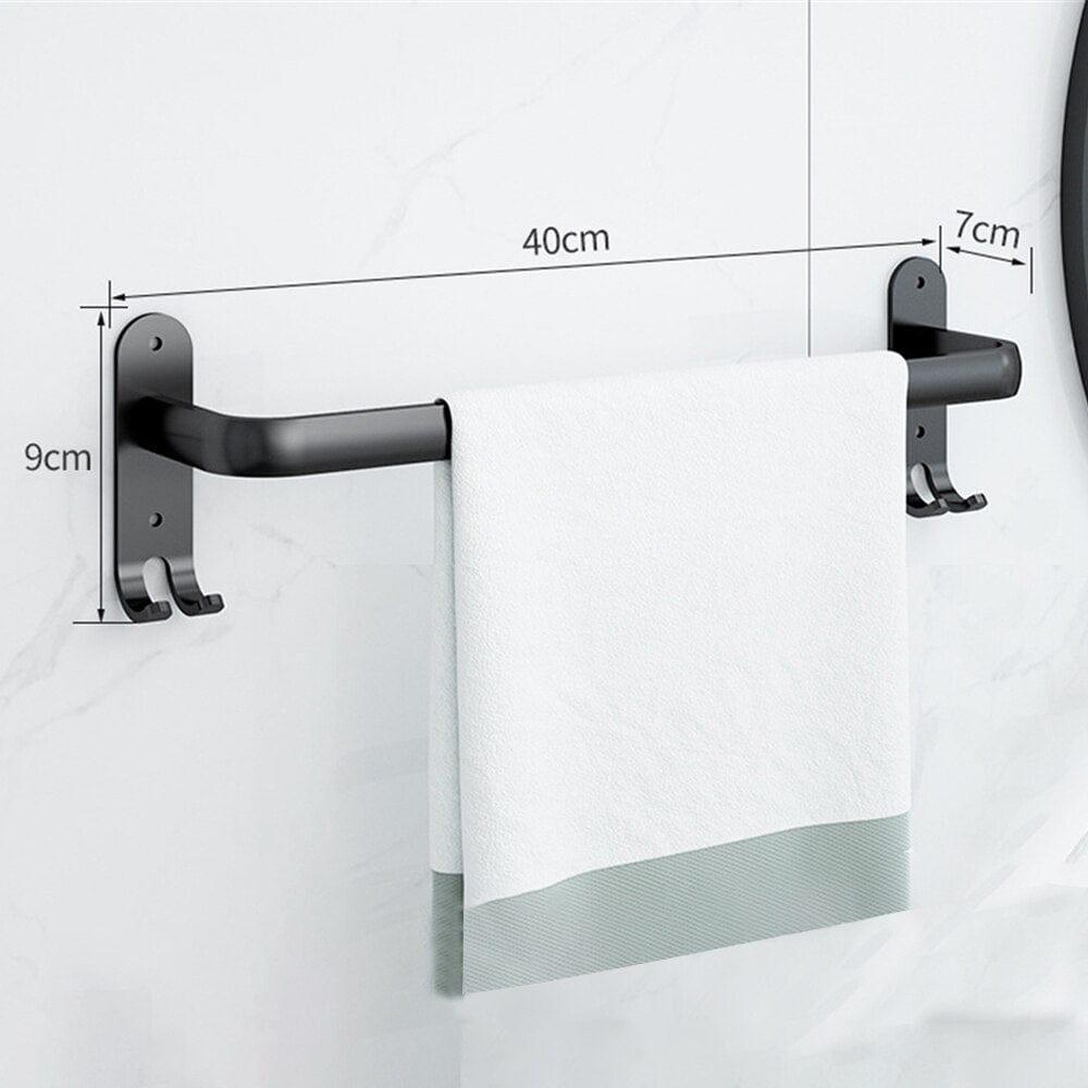 Shop 0 Single 40cm Ares Bathroom Towel Rack Mademoiselle Home Decor