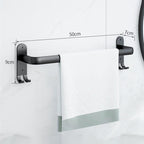 Shop 0 Single 50cm Ares Bathroom Towel Rack Mademoiselle Home Decor