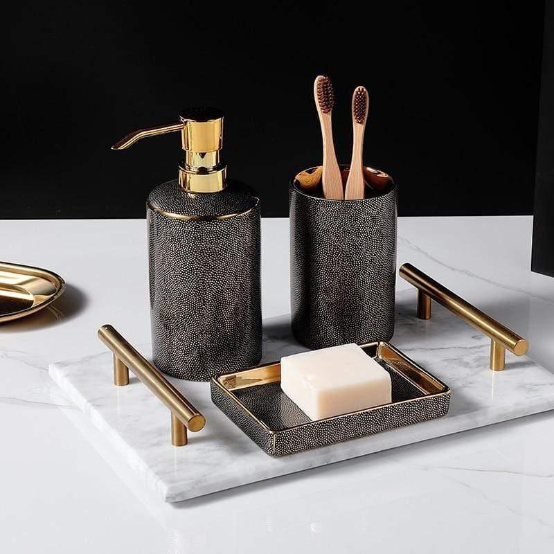 Shop 0 Armani Bathroom Accessories Set Mademoiselle Home Decor