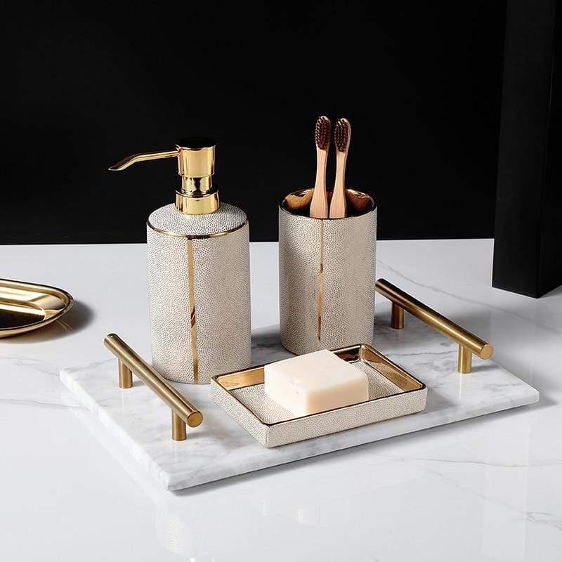 Shop 0 Armani Bathroom Accessories Set Mademoiselle Home Decor