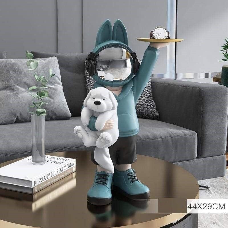 Shop 0 Blue small Astar Sculpture Mademoiselle Home Decor