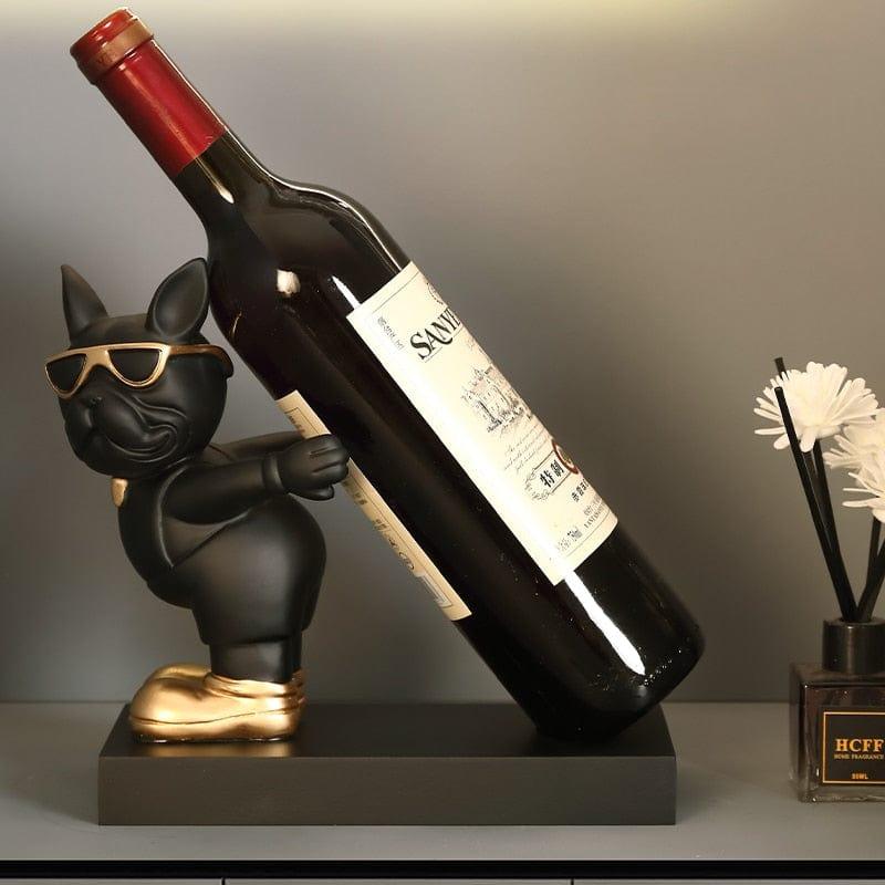 Shop 0 French Bulldog Statues Wine Holder Sculptures Nordic home decor Room House Decoration Desk Ornaments Resin Dog Butler Statue Mademoiselle Home Decor