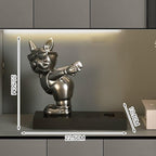 Shop 0 Gun Metal - Wine Holder Astro Dog Organisers Mademoiselle Home Decor