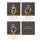 Shop 200042147 Atacama Golden Sculpture Mademoiselle Home Decor