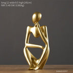 Shop 200042147 A Atacama Golden Sculpture Mademoiselle Home Decor