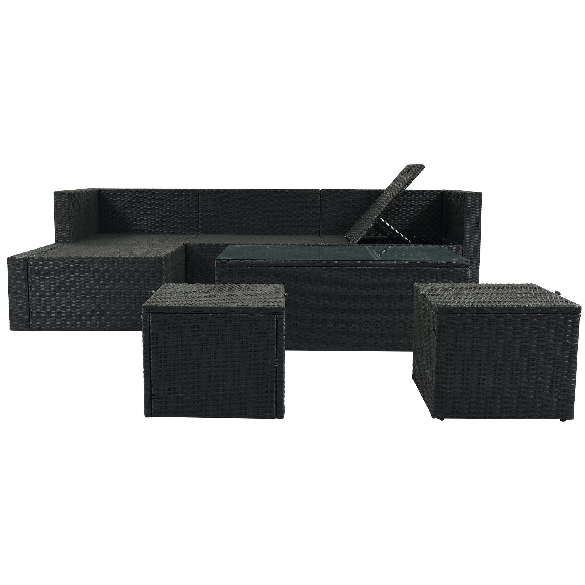 Shop Atacama Patio Furniture (5pcs Set) Mademoiselle Home Decor